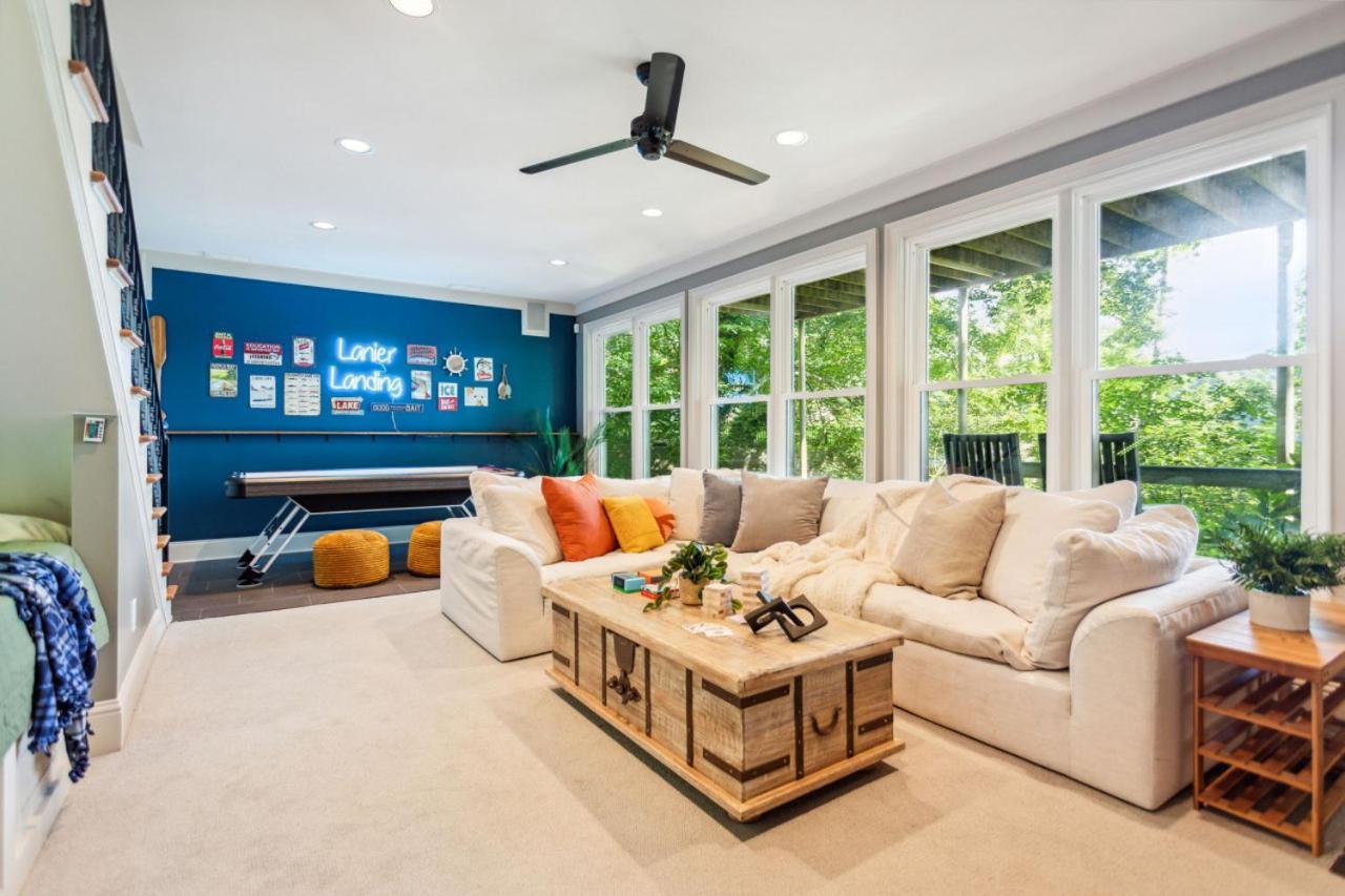 Lanier Landing - Private Dock Hot Tub Game Room เกนส์วิลล์ ภายนอก รูปภาพ